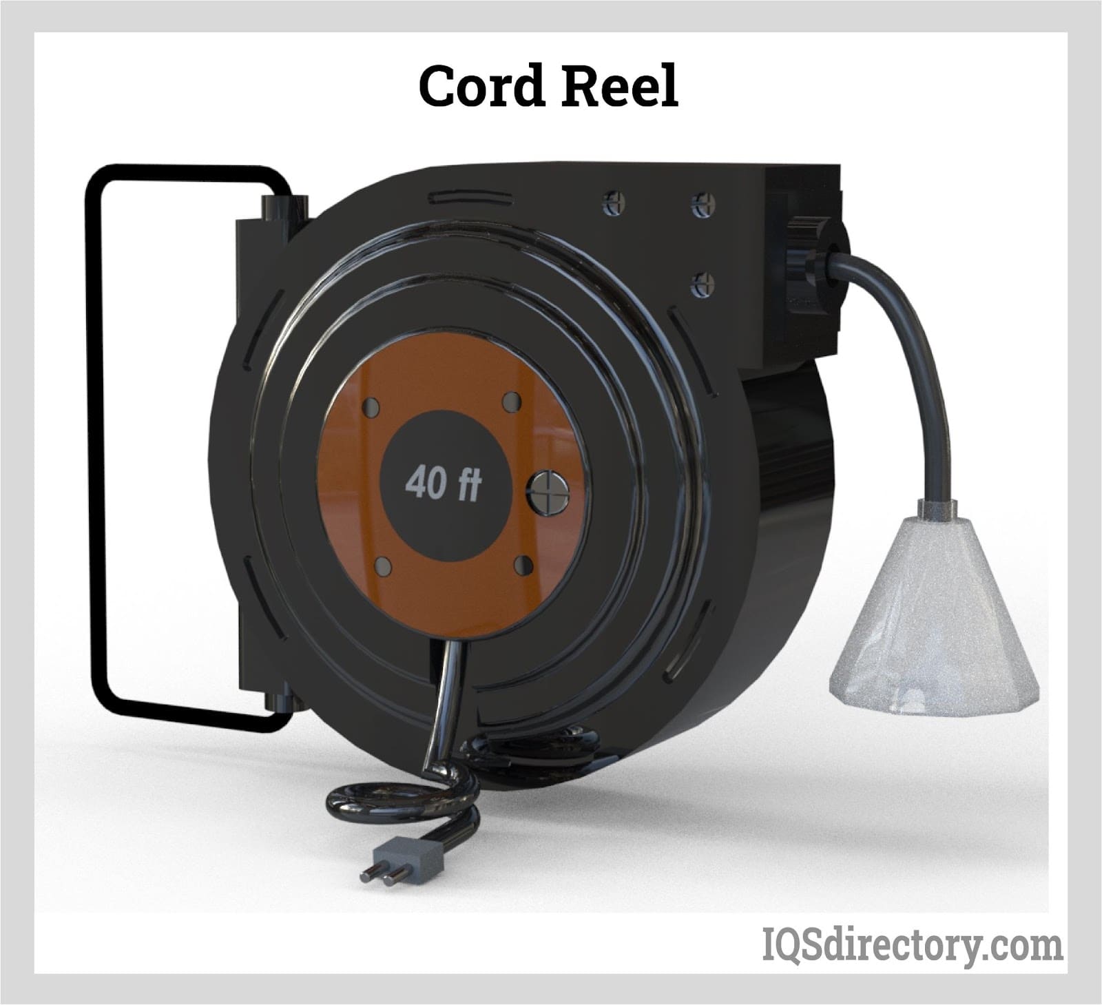 Illustrative example of retractable cord mechanism from Google Search