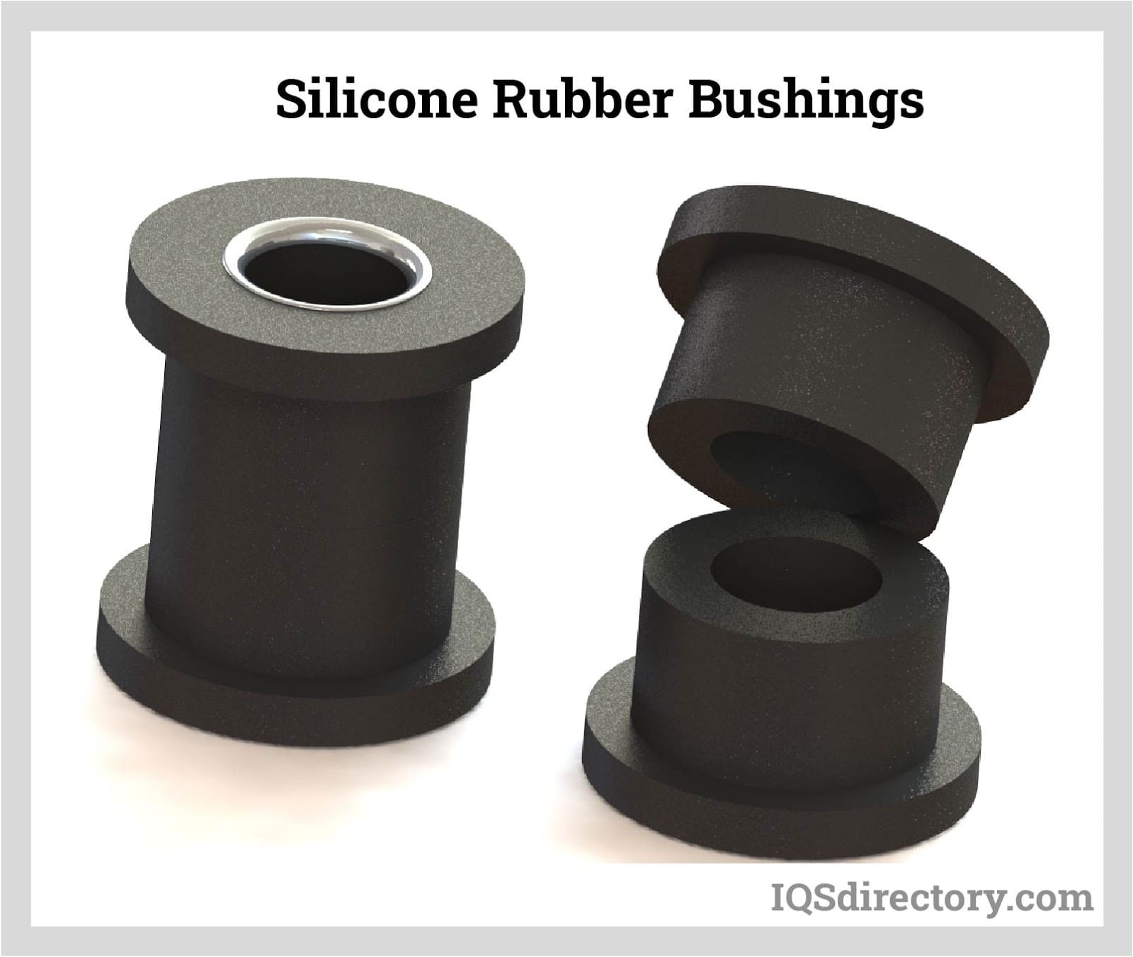 Illustrative example of rubber bushing from Google Search