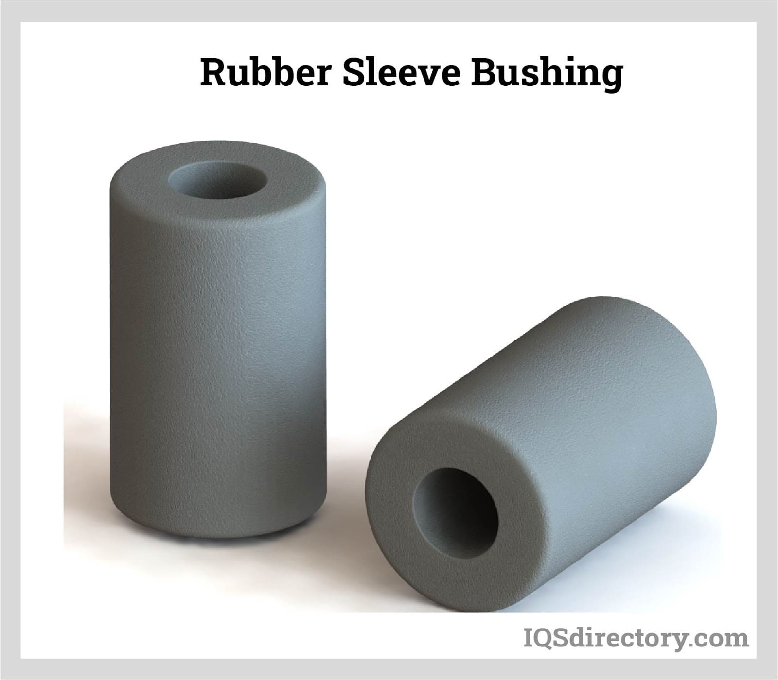 Illustrative example of rubber bushing from Google Search