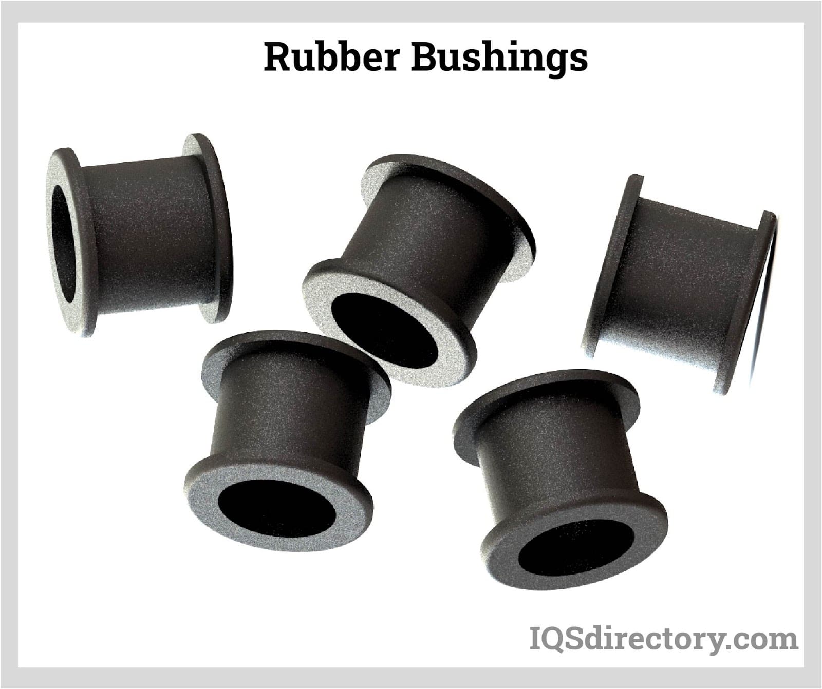 Illustrative example of rubber suspension bushings from Google Search