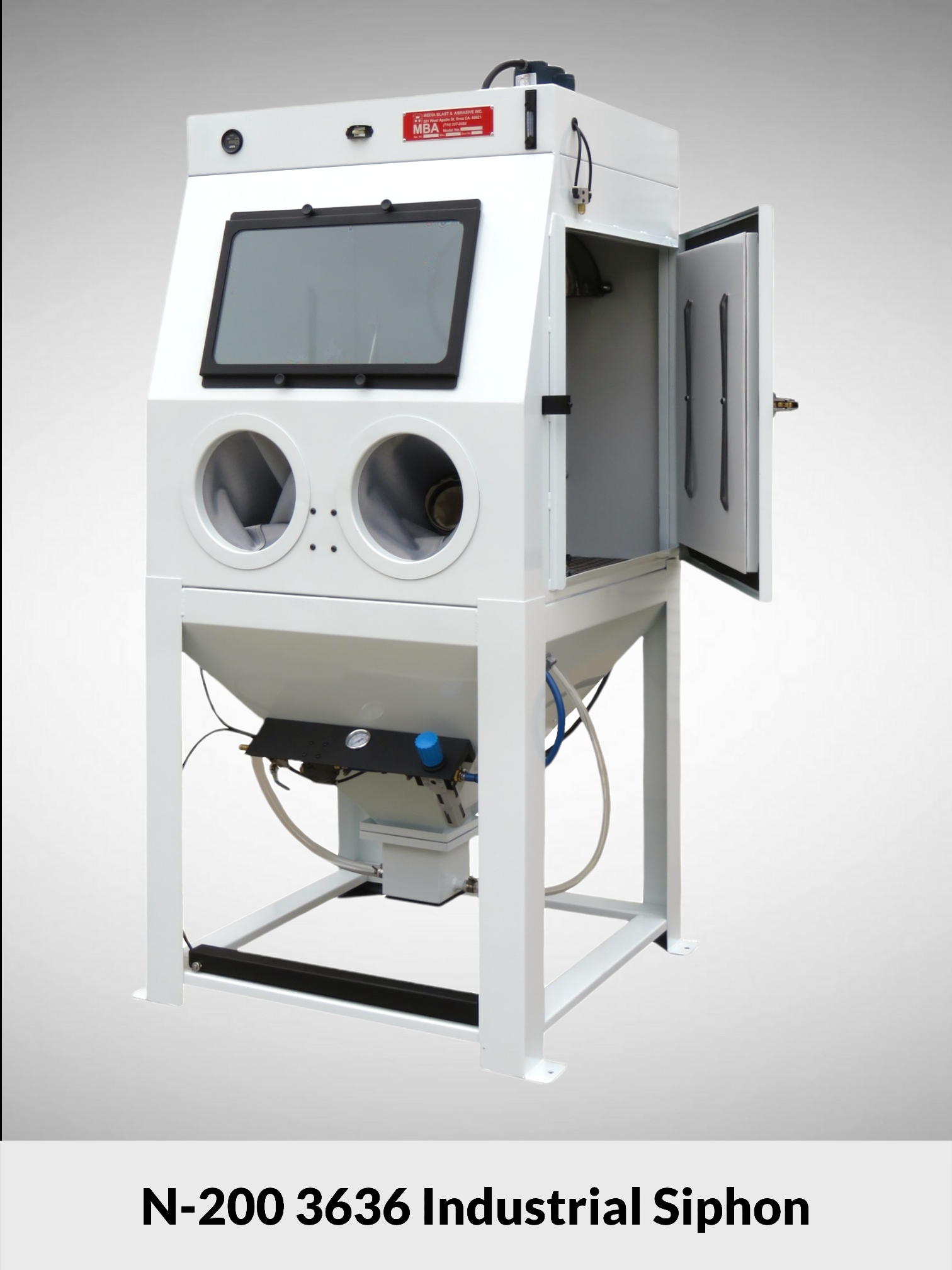 Illustrative example of sand blasting cabinet from Google Search