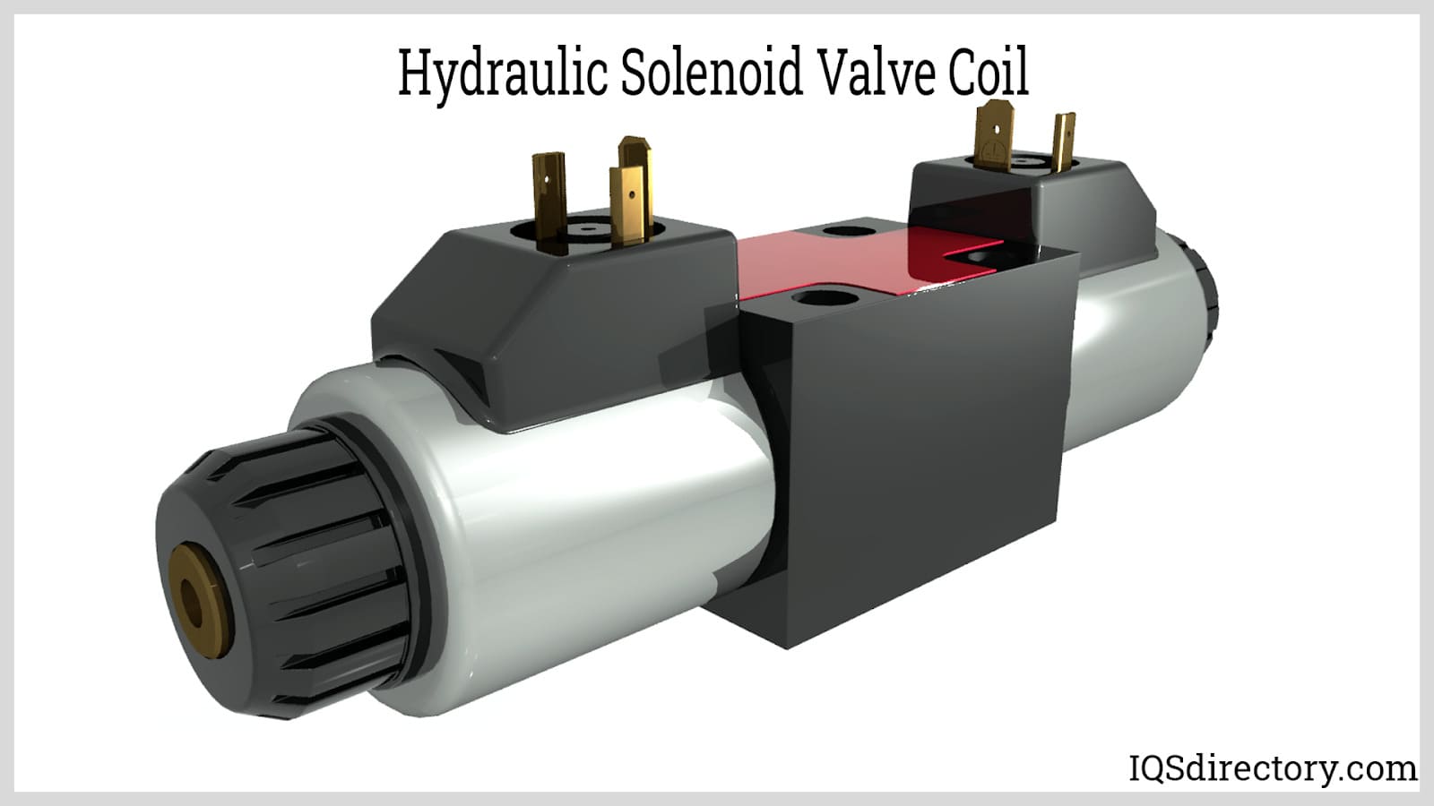 Illustrative example of solenoid valve coil from Google Search