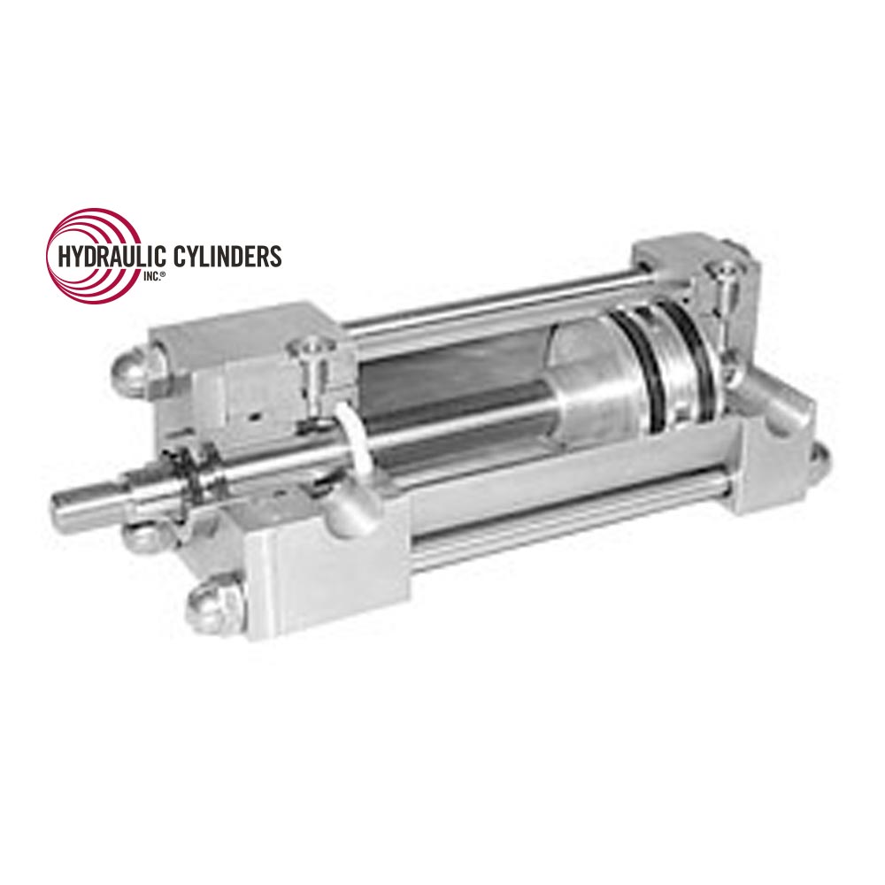 Illustrative example of stainless steel hydraulic cylinder from Google Search
