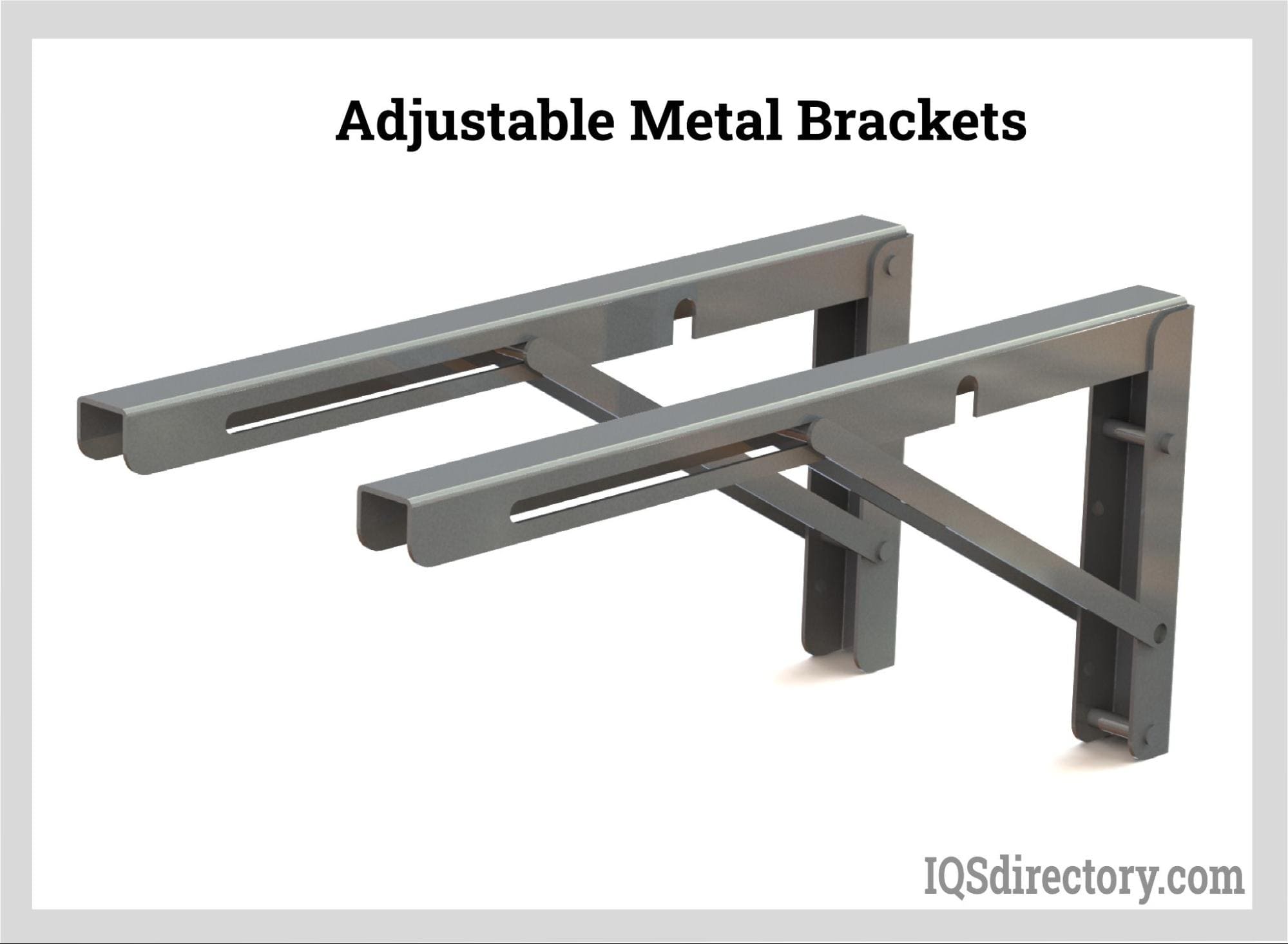 Illustrative example of steel brackets from Google Search