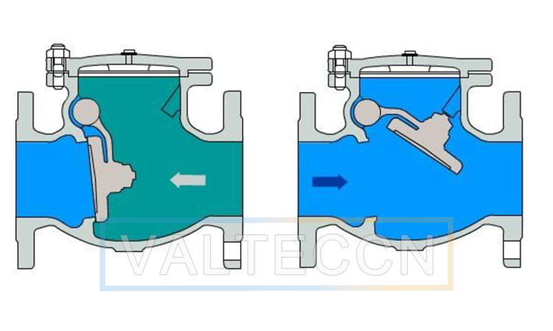Illustrative example of swing valve from Google Search