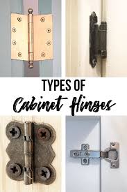 Beginner's Guide to Cabinet Hinge Types - door hinge types