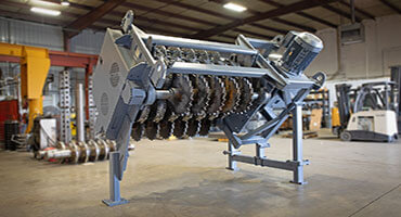 Illustrative example of tire shredders from Google Search