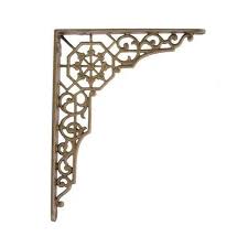 Metal Shelf Brackets | Brass & Iron Shelf Brackets for Sale - Van Dyke's - bracket metal