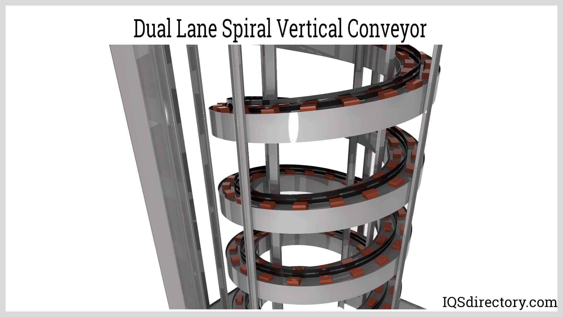 Illustrative example of vertical conveyor belt from Google Search
