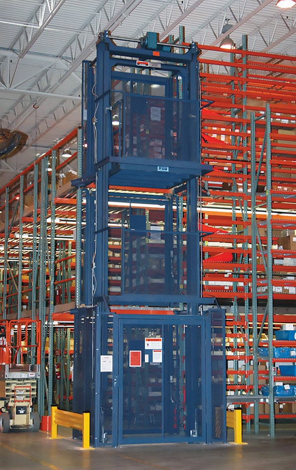 Illustrative example of vertical conveyor from Google Search