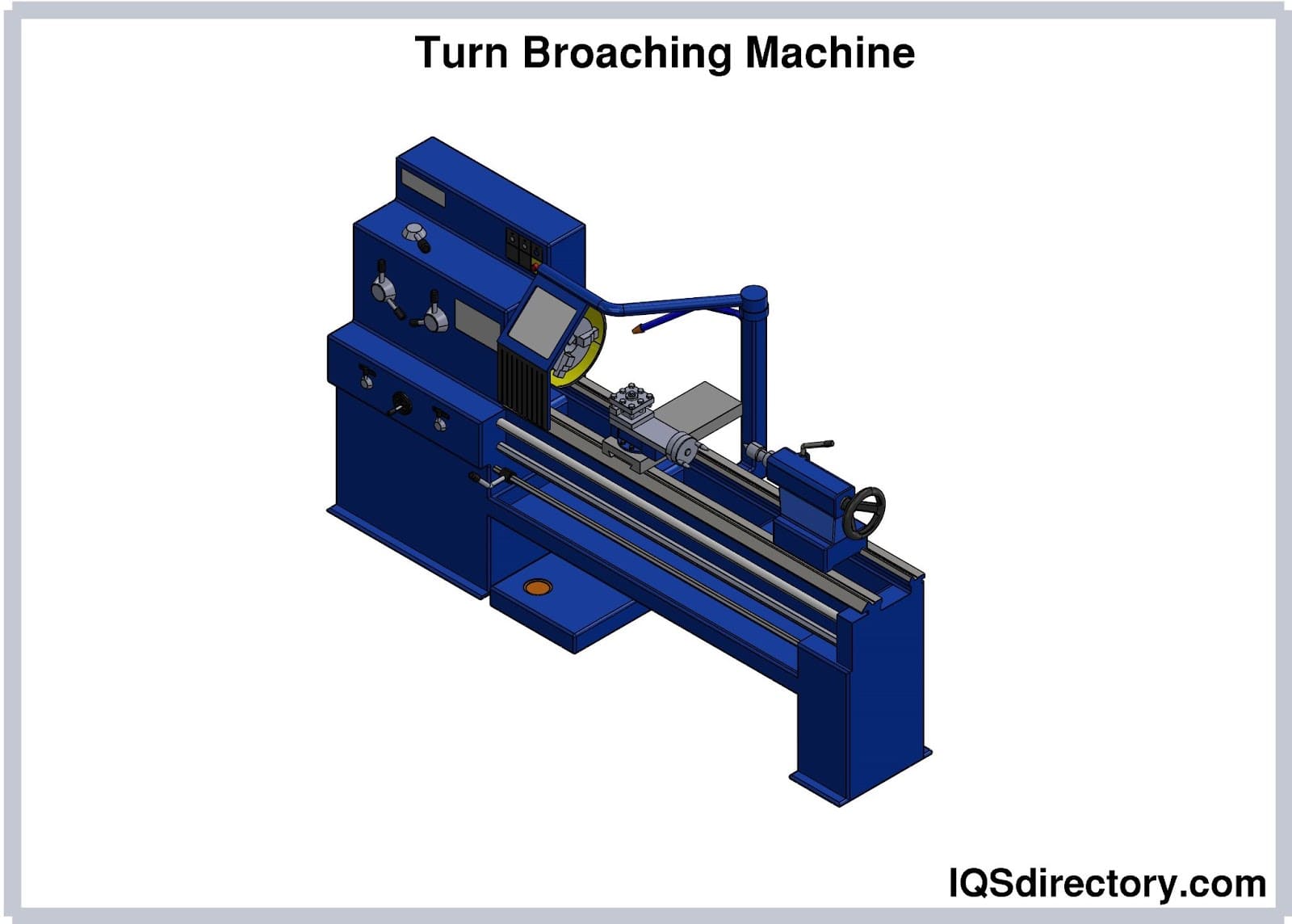 Illustrative example of broaching machine from Google Search