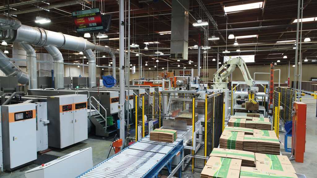 Illustrative example of cardboard box company from Google Search