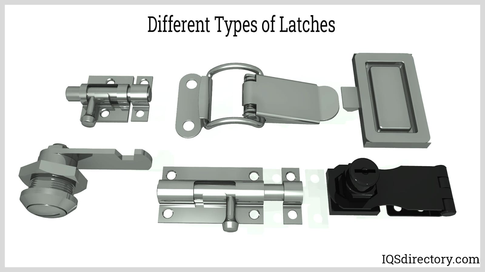 Illustrative example of different types of latches from Google Search