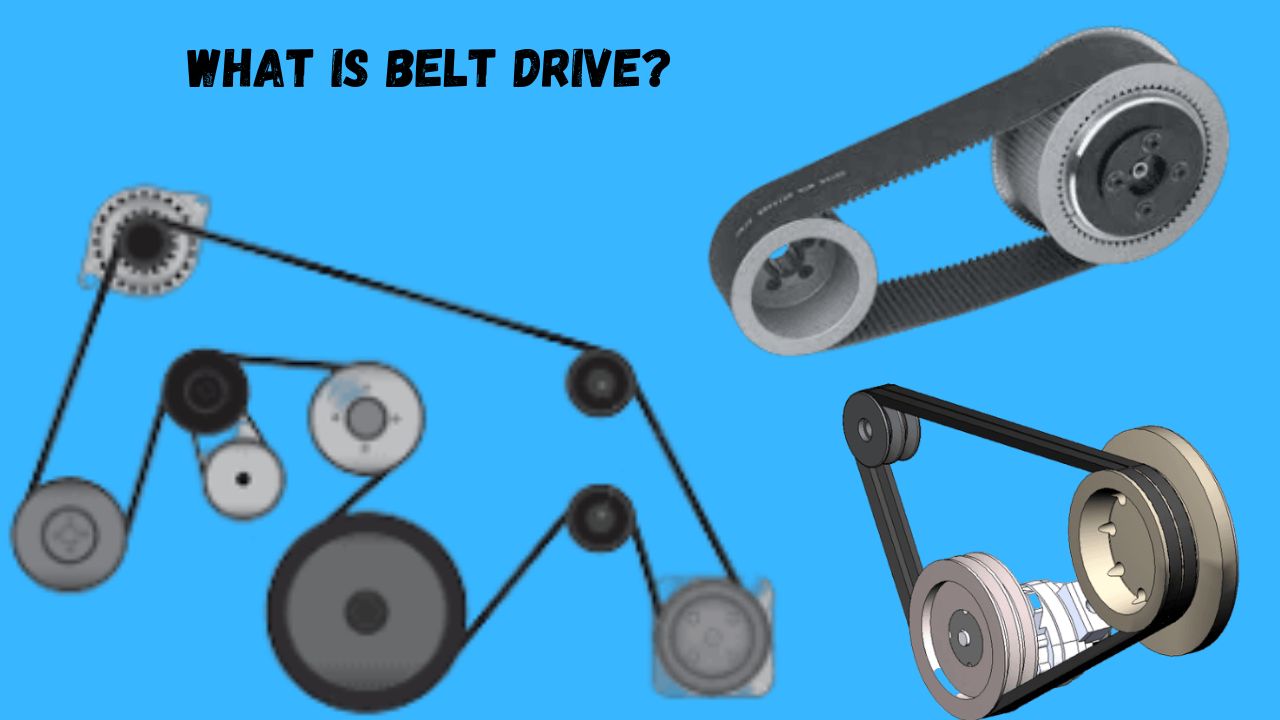 Illustrative example of flat belt and pulley from Google Search