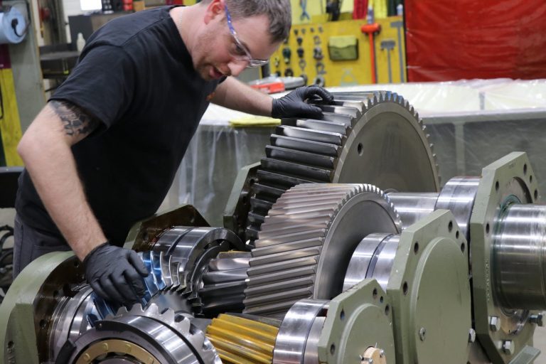 Illustrative example of industrial gearbox repair near me from Google Search