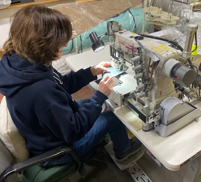 Illustrative example of industrial sewing companies near me from Google Search