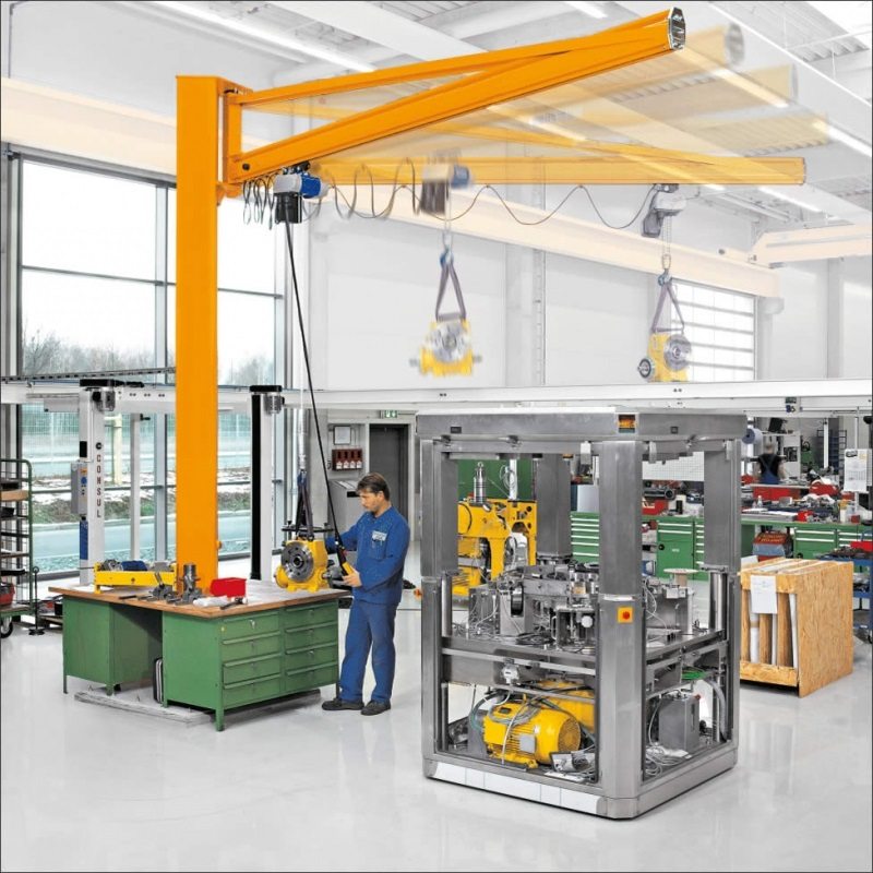 Illustrative example of jib crane manufacturers from Google Search