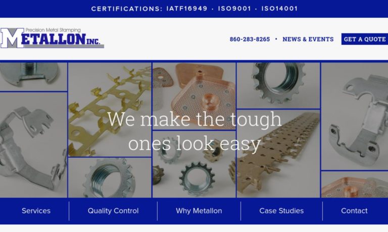 Illustrative example of metal stamping companies near me from Google Search