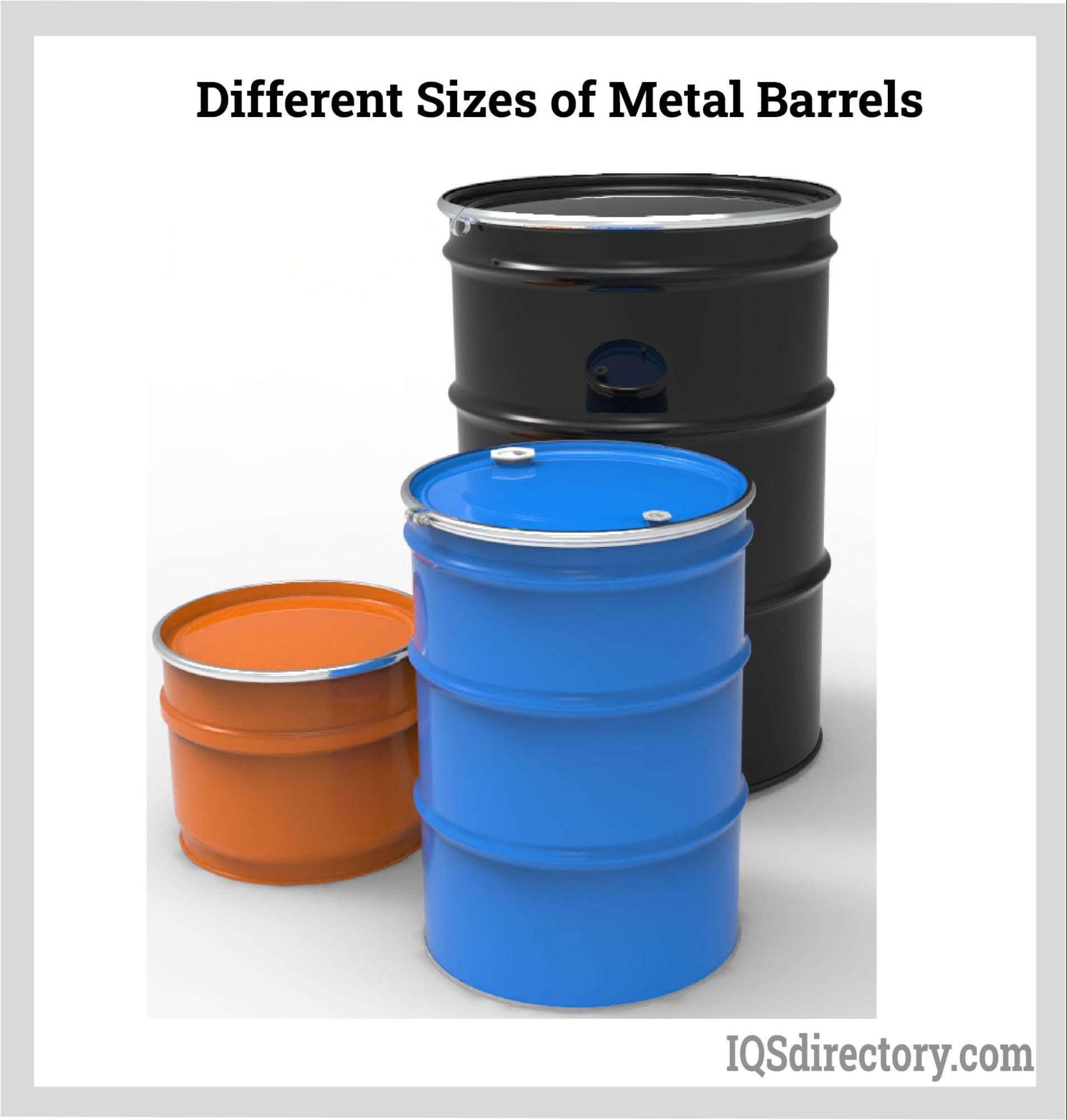 Illustrative example of plastic barrels from Google Search