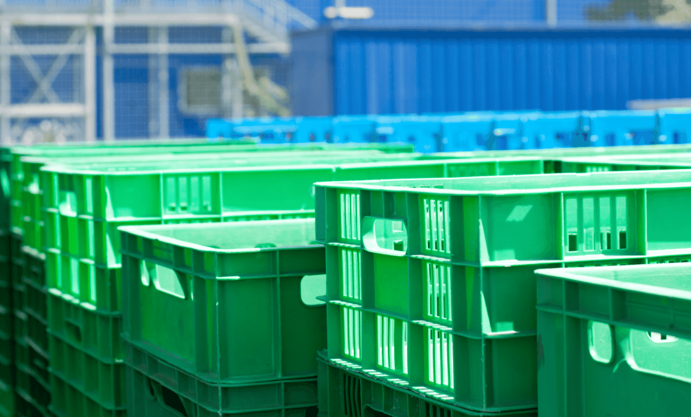 Illustrative example of plastic crate from Google Search