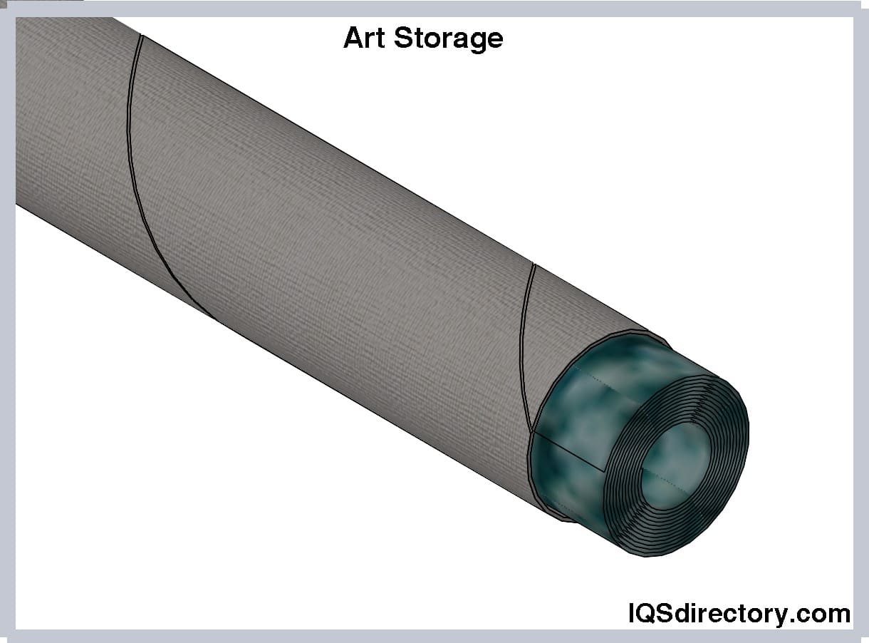 Illustrative example of poster tubes from Google Search