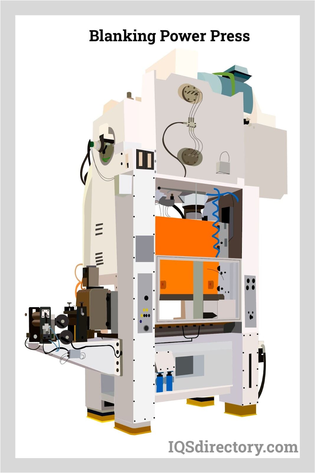 Illustrative example of power press machine from Google Search