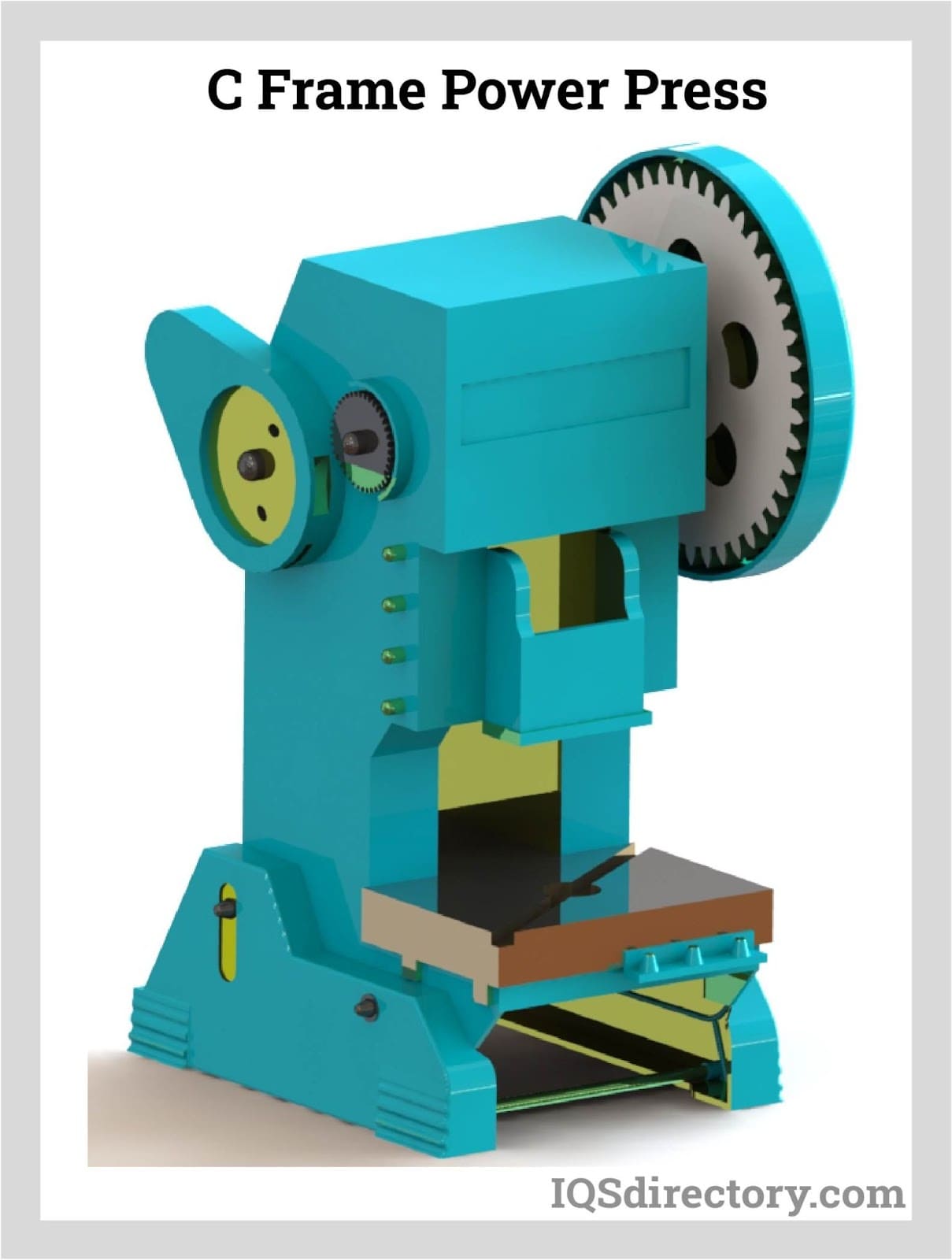 Illustrative example of power press machine from Google Search