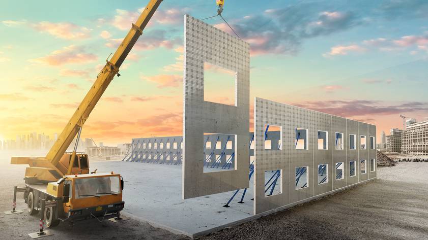 Illustrative example of pre fab building from Google Search