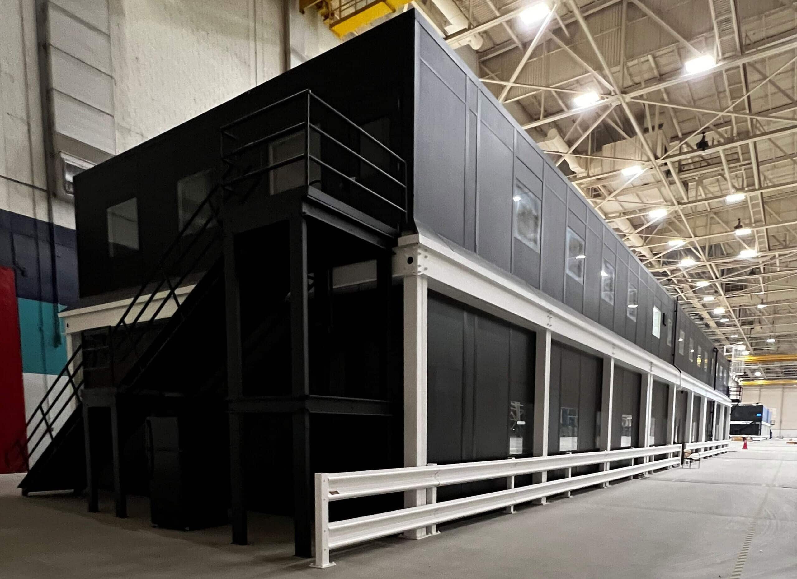 Illustrative example of pre fabricated buildings from Google Search