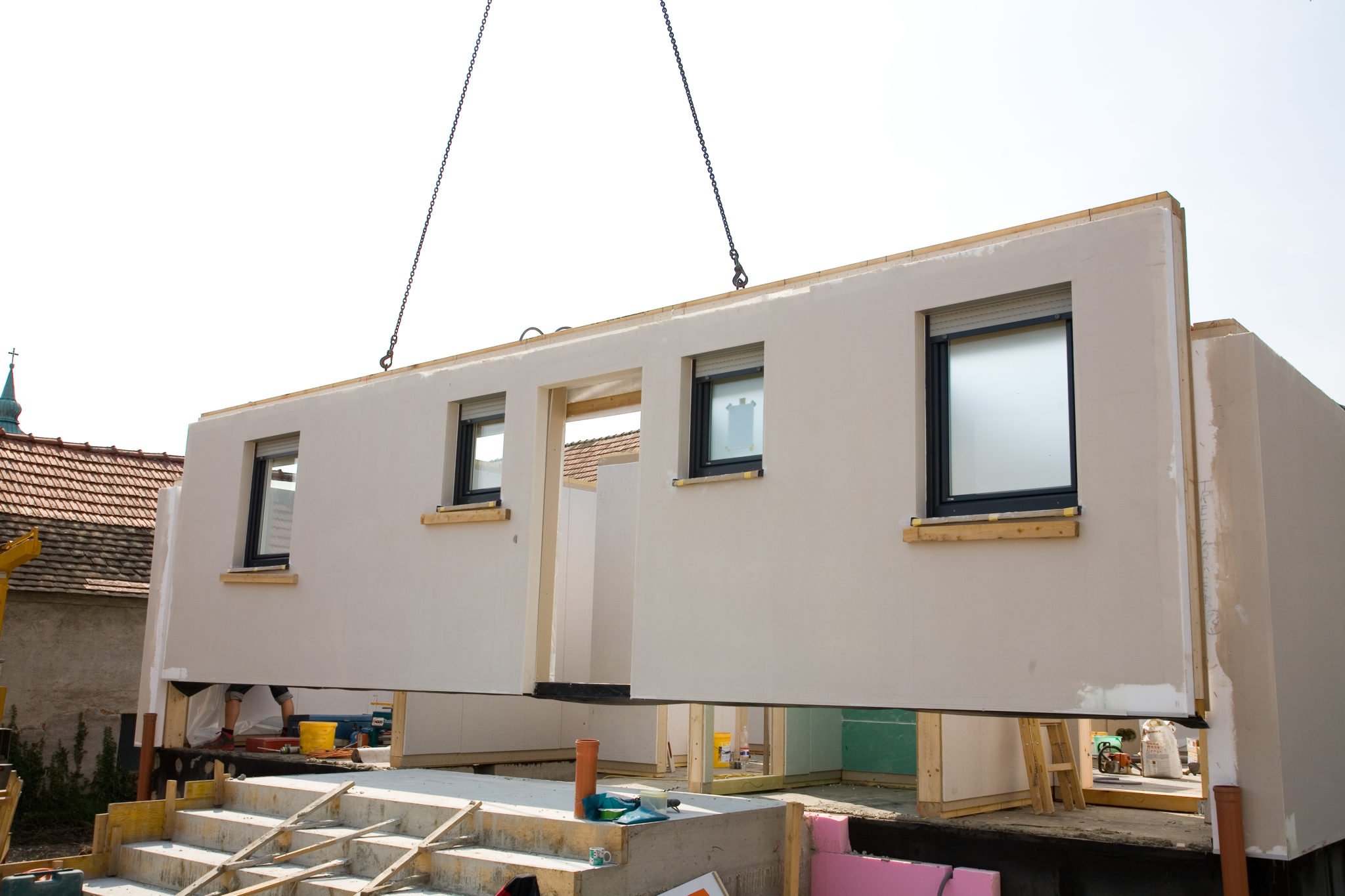 Illustrative example of prefabricated buildings from Google Search