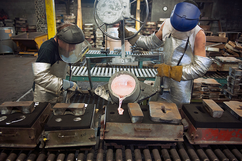 Illustrative example of sand molding from Google Search
