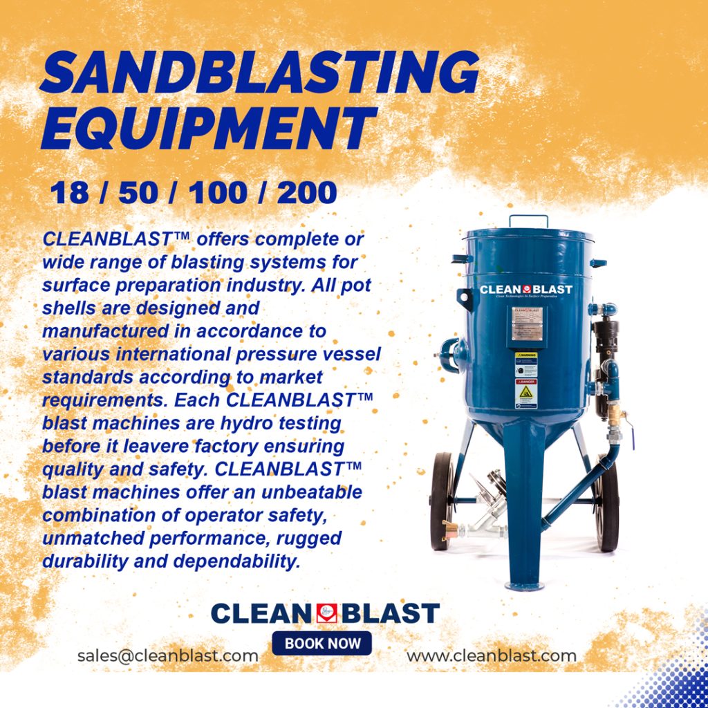 Illustrative example of sandblast media near me from Google Search