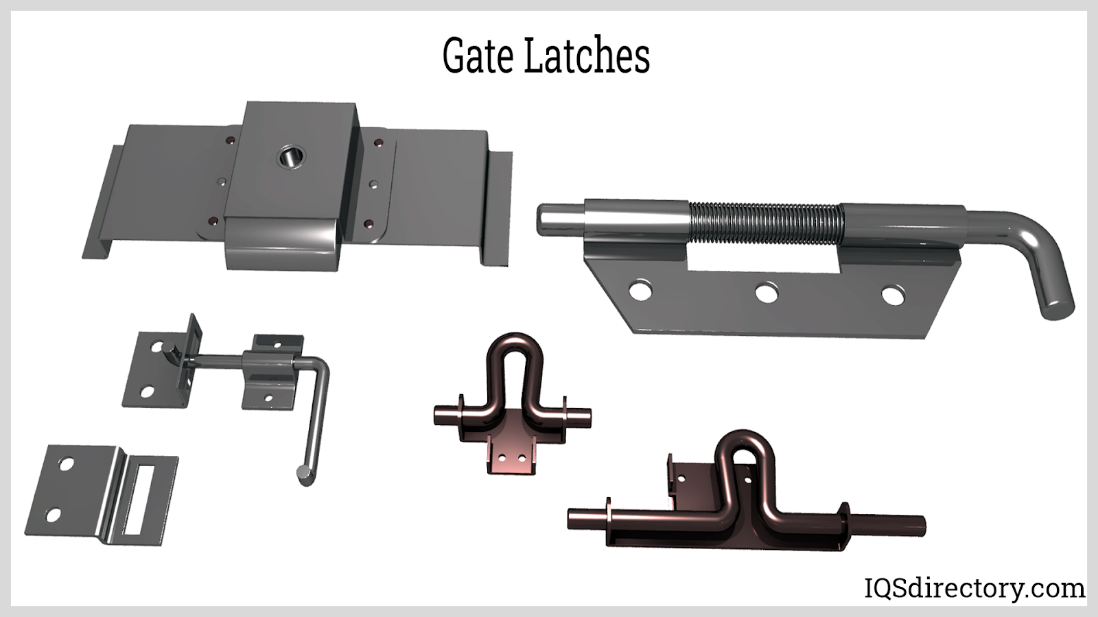 Illustrative example of types of gate latch from Google Search